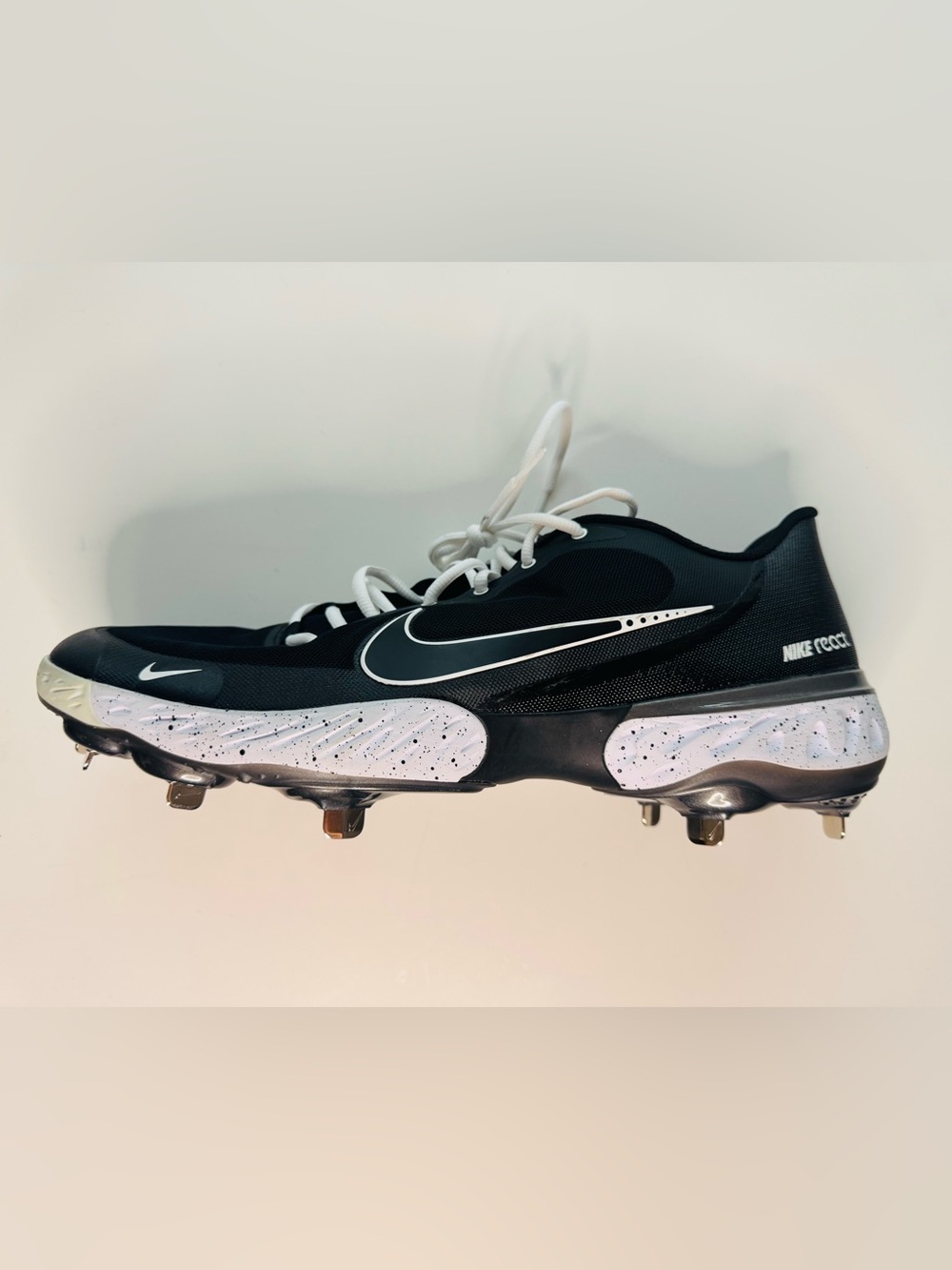 Nike Alpha Huarache Elite 3 Low Baseball Cleats Black CK0746-010 Men’s Size 16